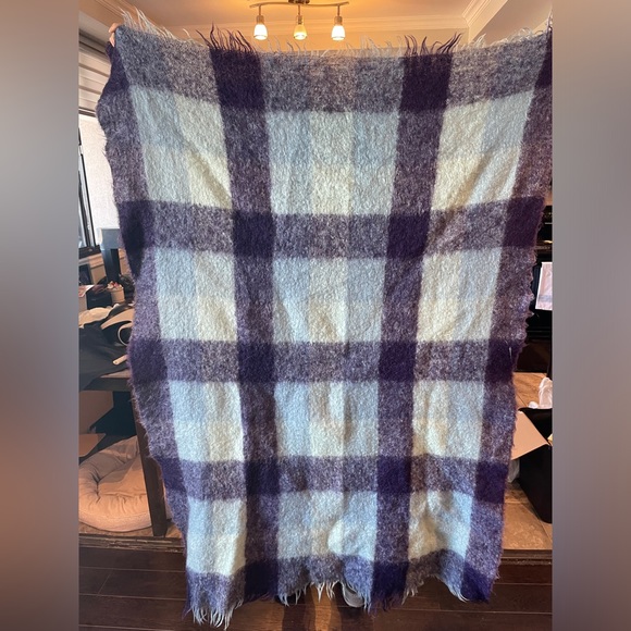 Vintage Glen Cree 100% Mohair Throw Blanket - Picture 2 of 4